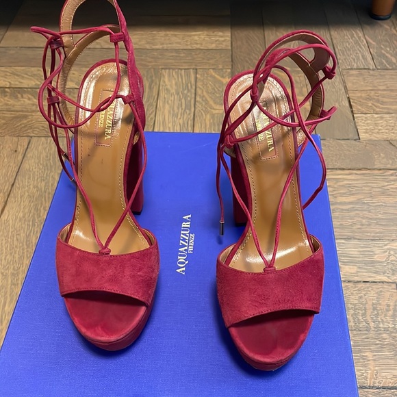 Aquazzura Austin plateau sandals 140 mm - Picture 11 of 11